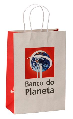 Variedade de sacolas personalizadas da Gazoni Embalagens, incluindo opções de papel, plástico e TNT, prontas para serem compradas e personalizadas