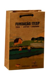 Equipe especializada da Gazoni Embalagens trabalhando na produção de sacolas kraft sustentáveis, demonstrando o compromisso com a responsabilidade ambiental e qualidade