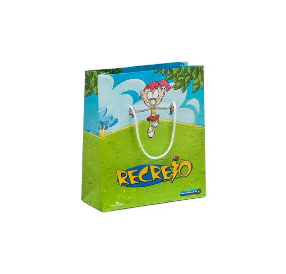 Sacolas de papel personalizadas para brindes corporativos, ideais para empresas que buscam impactar seus clientes e parceiros