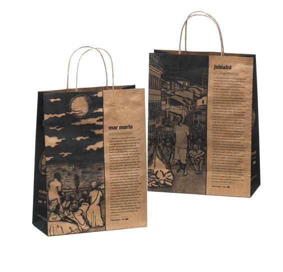 Sacolas de papel kraft personalizadas da Gazoni Embalagens, ideais para lojas sustentáveis e marcas ecológicas