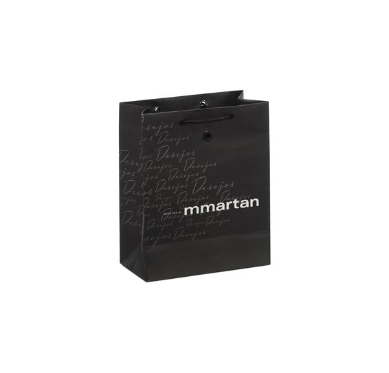 Sacolas de papel personalizadas para lojas da Gazoni Embalagens, com design exclusivo e alta qualidade para fortalecer a marca